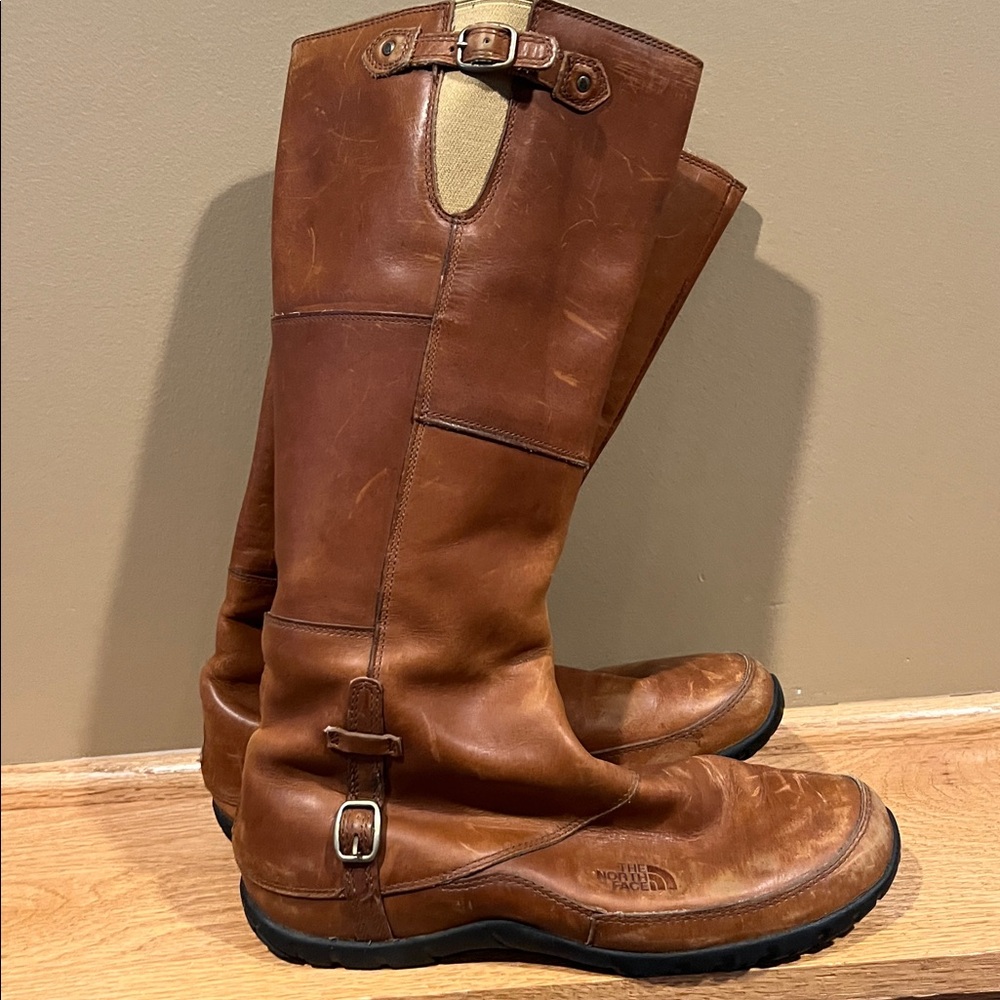 The North Face - Women’s Brown Leather Boots - Picture 3 of 5